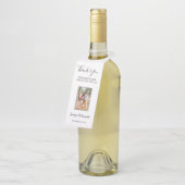 Creëer je eigen foto Weddenschap Bedankt Flessenhanger (Schuin)