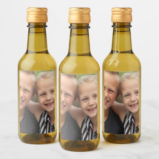 Creëer je eigen foto Wijnflesetiket Wijn Etiket (Flessen)