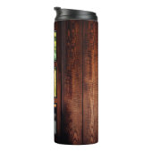 Creëer je eigen fotocollage op bijtend hout thermosbeker (Geroteerd rechts)