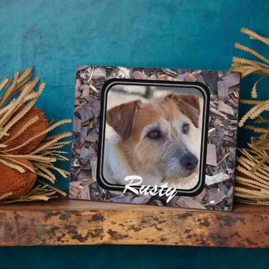 Creëer je eigen fotoplaque fotoplaat (Zijkant)