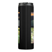 Creëer je eigen foto's foto collage familie thermosbeker (Achterkant)