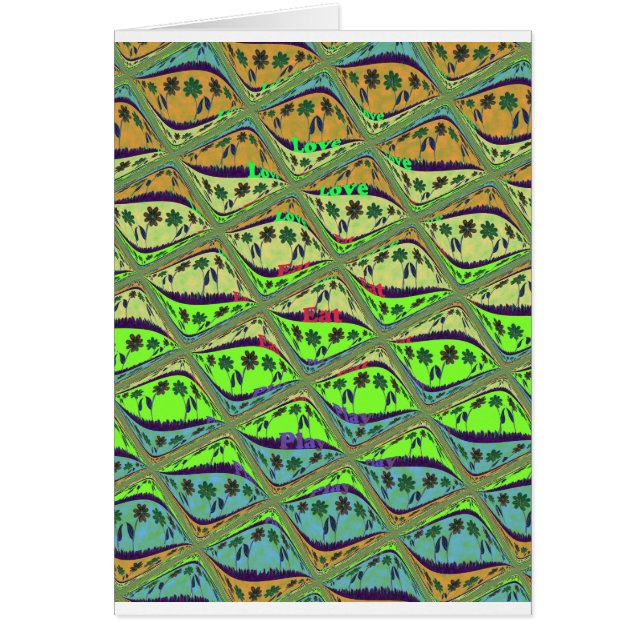 Creëer Je eigen Fun Retro Lovely Floral Island (Voorkant)