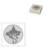 Creëer Je eigen Ganesh gezicht Rubberstempel (Gestempeld)