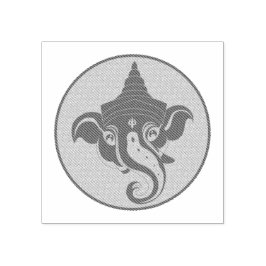 Creëer Je eigen Ganesh gezicht Rubberstempel