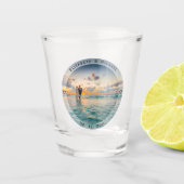 Creëer Je eigen gedenkbare nieuwigheidstekotfoto v Shot Glas (Voorkant)