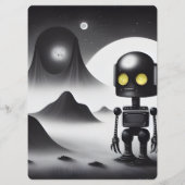 Creëer je eigen gele ogen ruimte robot menu (Achterkant)