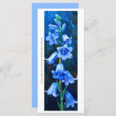 Creëer Je eigen geschilderde Bluebell Flowers Blad (Voorkant / Achterkant)