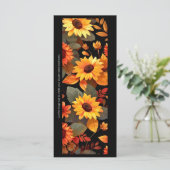 Creëer Je eigen geschilderde zonnebloemen Bladwijz (Staand voorkant)