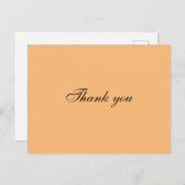 Creëer Je eigen gevouwen bedankt creditcard Briefkaart (Voorkant / Achterkant)