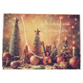 Creëer Je eigen gitaar en kerstbomen Groot Cadeauzakje (Achterkant)