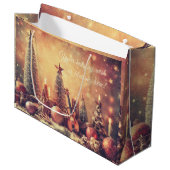 Creëer Je eigen gitaar en kerstbomen Groot Cadeauzakje (Voorkant Gekanteld)