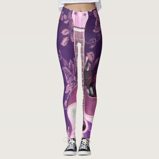 Creëer je eigen  gitaarkledij leggings (Voorkant)