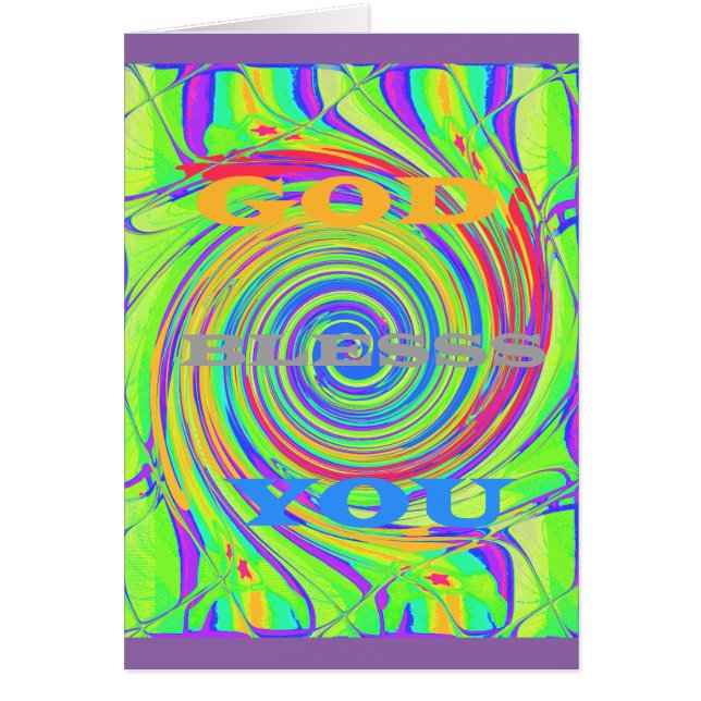 Creëer Je eigen God zegene je Inspirerend tekst (Voorkant)