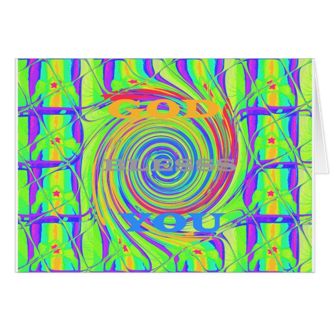 Creëer Je eigen God zegene je Inspirerend tekst (Voorkant Horizontaal)