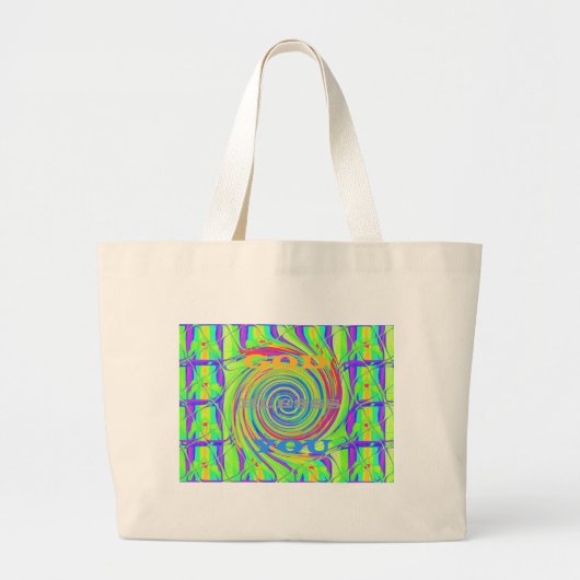 Creëer Je eigen God zegene je Inspirerend tekst Grote Tote Bag (Voorkant)