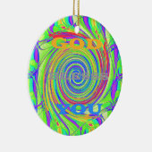 Creëer Je eigen God zegene je Inspirerend tekst Keramisch Ornament (Rechts)