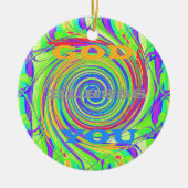 Creëer Je eigen God zegene je Inspirerend tekst Keramisch Ornament (Voorkant)