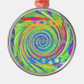 Creëer Je eigen God zegene je Inspirerend tekst Metalen Ornament (Voorkant)