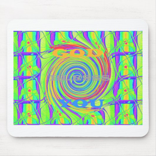 Creëer Je eigen God zegene je Inspirerend tekst Muismat (Voorkant)