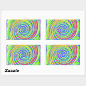 Creëer Je eigen God zegene je Inspirerend tekst Rechthoekige Sticker (Vel)