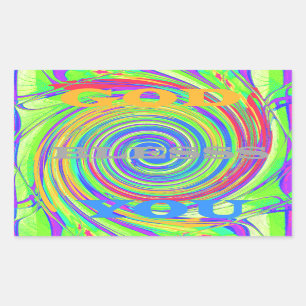 Creëer Je eigen God zegene je Inspirerend tekst Rechthoekige Sticker