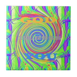 Creëer Je eigen God zegene je Inspirerend tekst Tegeltje