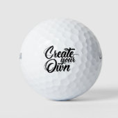 Creëer Je eigen Golf Balls Golfballen (Voorkant)