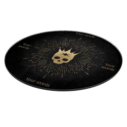 Creëer je eigen gouden Arcane Empress Tarot Snijplank (Hoek)