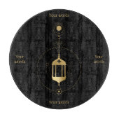 Creëer je eigen Gouden Arcane Hermit Tarot Snijplank (Voorkant)