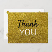 Creëer je eigen goudglitter Hartelijk dank (Voorkant / Achterkant)