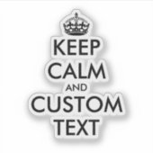 Creëer je eigen grappige, kalme notebook sticker (Voorkant)