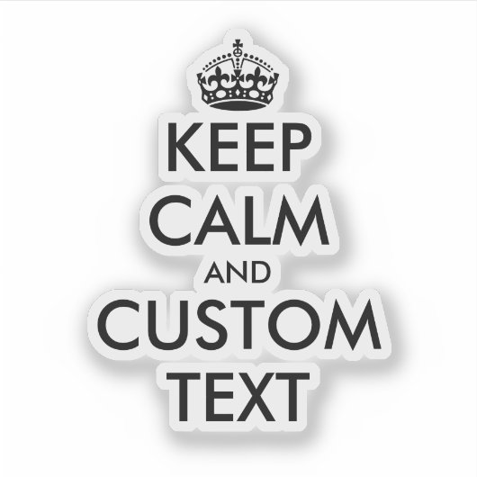 Creëer je eigen grappige, kalme notebook sticker (Voorkant)