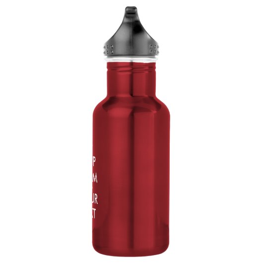 Creëer je eigen grappige, kalme tekst klein waterfles  (Rechts)