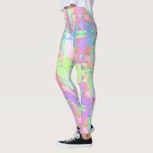 Creëer je eigen grappige vredesliefde Eenheid desi Leggings (Links)