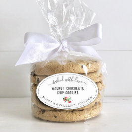 Creëer je eigen Greenery met liefde Ovale Sticker