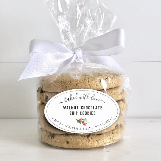 Creëer je eigen Greenery met liefde Ovale Sticker