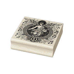 Creëer Je Eigen Griekse God Apollo Muziek Rubberstempel