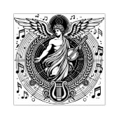 Creëer Je Eigen Griekse God Apollo Muziek Rubberstempel (Afrduk)