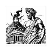 Creëer Je Eigen Griekse Hephaestus Parthenon Vulka Rubberstempel (Afrduk)