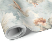 Creëer je eigen groene engelen cadeaupapier (Rol Hoek)