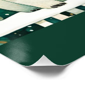 Creëer Je eigen groene polaire Beren Perfect Poster (Hoek)