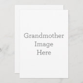 Enkele uitnodiging, Maat: 12,7 x 17,8 cm, Papier: Signature Mat, Enveloppen: Wit (Voorkant / Achterkant)