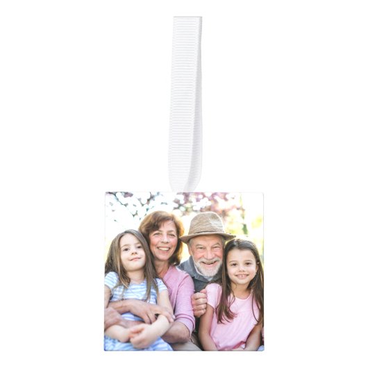 Creëer Je eigen grootouders Foto Kerst Decoratie (Voorkant)