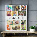 Creëer je eigen grootouders Fotocollage Imitatie Canvas Print<br><div class="desc">Persoonlijke Faux Canvas Fotocollage. Creëer is een hartverwarmend geschenk dat grootouders voor altijd zullen koesteren met onze gepersonaliseerde Faux Canvas Collage. Met dit prachtige bord kunt u 12 van uw favoriete familiefoto's omzetten in een unieke aandenken, waarbij de speciale band tussen geliefden wordt gevierd. Kenmerken: ontwerp: voeg 12 foto's toe...</div>