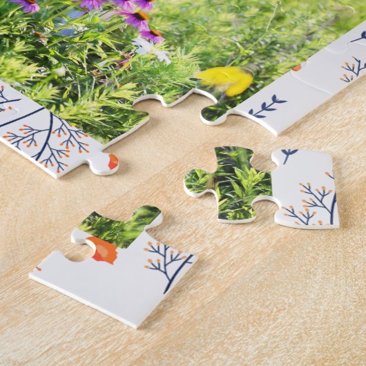 Creëer je eigen grootouders Fotocollage Legpuzzel (Zijkant)