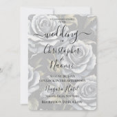 Creëer je eigen grote gedurfde grijze Rozen Kaart (Voorkant)