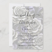 Creëer je eigen grote gedurfde grijze Rozen Kaart (Voorkant)