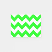 Creëer Je eigen grote Limoen zigzagpatroon Post-it® Notes (Voorkant)