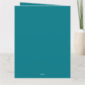 Creëer je eigen grote Wenskaart Kaart (Achterkant)