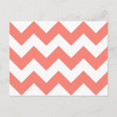 Creëer Je eigen grote zalm zigzagpatroon Briefkaart (Voorkant)